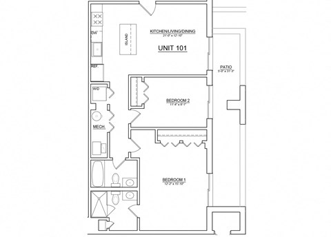 a room with colorful dots on the ceiling and a floor